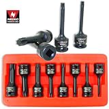 Super Heavy-Duty Torx Driver Impact Socket Set - 1/2 Drive