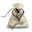 Gastgeschenk "Nemesis", creme - leckere Hochzeitsmandeln als sch&ouml;nes Gastgeschenk f&uuml;r Ihre Hochzeit, Geburtstage, Taufe, Kommunion oder andere Festlichkeiten