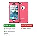 vcloo iPhone SE Waterproof Case, 6.6ft iPhone 5S Underwater Case, Dust Proof, Drop Proof, Snow Proof, Shock Proof, Heavy Duty Protective Carrying Case Cover for iPhone SE,iPhone 5S/5, 4.0