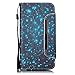 Galaxy S6 Case, Galaxy S6 Wallet Case, Firefish [Kickstand] [Shock Absorbent] Double Protective Case Flip Folio Slim Magnetic Cover with Wrist Strap for Samsung Galaxy S6-Starry