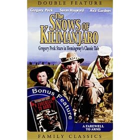 Click here to buy The Snows of Kilimanjaro A Farewell to Arms.