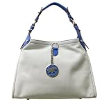 Hunting World Blue and White Woven Canvas Handbag 3623BL