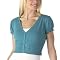 Juniors' Xhilaration® Smocked Cardigan - Blue Ocean