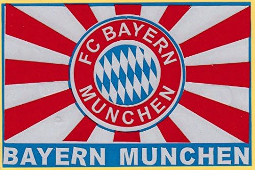 CS12 [CUTTING STICKER] BAYERN MUNCHEN FC FOOTBALL CLUB SOCCER TEAM SPORTS Car & Truck Bumper luggage suitcase skate bike logo decal 2.5"x3.5" 6x9cm