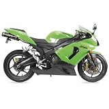 05-06 KAWASAKI ZX636: TWO BROTHERS M-2 OVAL DUAL ALUMINUM SLIP-ONS (SILVER) by Two Brothers Racing