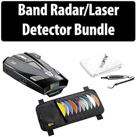Cobra XRS 9950 12 Band Radar/Laser Detector Car Bundle