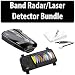 Cobra XRS 9950 12 Band Radar/Laser Detector Car Bundle