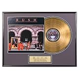 Rush Moving Pictures limited edition framed gold record