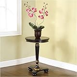 Antique Black Decorative Pedestal Table