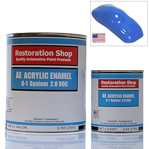 Reflex Blue QUALITY ACRYLIC ENAMEL Car Auto Paint Kit Reflex Blue QUALITY ACRYLIC ENAMEL Car Auto Paint Kit