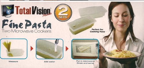 Fine Pasta Microwave Cooker. (2 Sets in One Box)