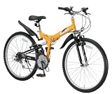 レイチェル Raychell MTB-2618R オレンジ 26インチ折畳み自転車