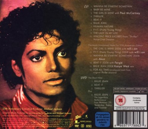 Cover image : Thriller-25th Anniversary Edition (CD/DVD)
