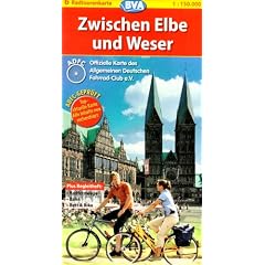 ADFC-Radtourenkarte 06 Zwischen Elbe und Weser 1 : 150 000