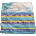 David Fussenegger Babydecke Juwel mit Kapuze Hooded, 80 x 80 cm, Farbe: pacific, 623896