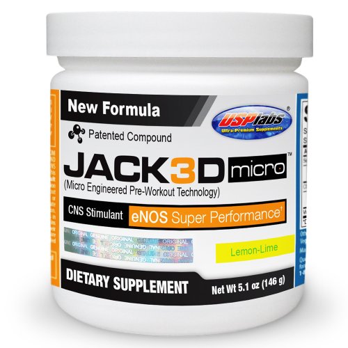 USP Labs 146g Jack3D Micro Lemon Lime Workout Powder