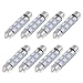 uxcell 8PCS 41mm 8-SMD Blue Festoon Dome Light LED Bulbs