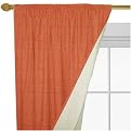 Roc-Lon Blackout Window Panel Pair - Mozart Orange