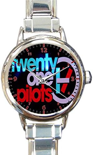 Huashan Custom Twenty One Pilots Round Charm Watch custom watches for women Lightgrey