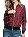 HOTOUCH Womens Classic Quilted Jacket Short Bomber Jacket Coat