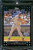2007 Topps #66 Lyle Overbay Toronto Blue Jays Baseball Card - Mint Condition - Shipped in Protective Display Case!