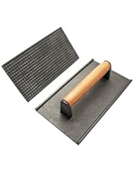 Kitchen: New Star 42542 Commercial Grade Iron Steak Weight/Bacon Press, 9.25 by 5.25-Inch - New Star Foodservice