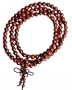 108 Red Wood Beads Tibetan Buddhist Prayer Meditation Mala