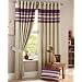 Curtina Harvard Eyelet Lined Curtain Aubergine, 46x54