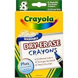 Crayola 8ct Dry Erase Crayons Large Size