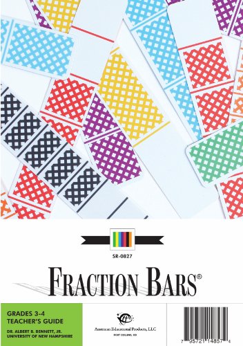 American Educational Fraction Bar Guide For Elementary, Grades 3-4
