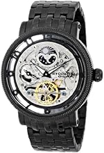 Stuhrling Original Men's 8411.335B1 Symphony Symphony DT Analog Display Automatic Self Wind Black Watch