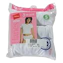 Hanes - Ladies 3 Pack Cotton Hi-Cut Briefs, 1430WH, White