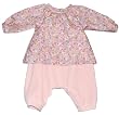 Petit Bateau - 6457933 - Combinaison Guimpe - Lait / Cheri / Multico - Fille