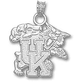 Univ Of Kentucky Wildcat Pendant (Silver)