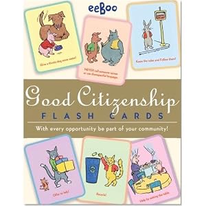 eeBoo Good Citizenship Responsibility Flash Cards