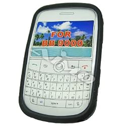 RIM Blackberry Bold 9000 Swirly Line Protector Soft Case Silicone Thick Cover Black