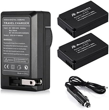 2x 1200mAh Li-ion LP-E12 Battery + Charger For Canon EOS M 100D Rebel SL1
