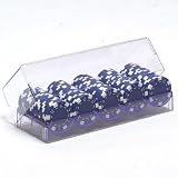 Two-Toned Dice Chips (11.5g) 100 Blue w/ Tray