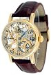 Adee Kaye #AK4005-MG Men's Le Bauches Mechanical Manual Winding Skeleton Watch (Gold Tone)
