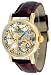 Adee Kaye #AK4005-MG Men's Le Bauches Mechanical Manual Winding Skeleton Watch (Gold Tone)