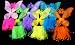 6 Costumes (3 Piece Costume) Girls Pixie Fairy Costume Wing, Tutu, Hair-tie (Pony-o). Select Colors: Assorted