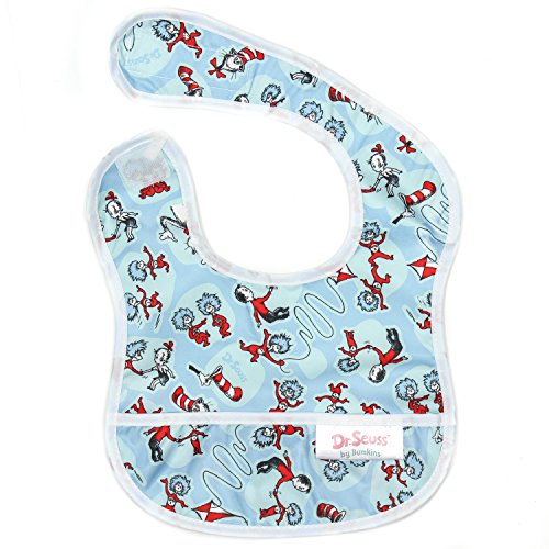 Bumkins Waterproof Starter Bib, Seuss Cat in the Hat (4-9 Months)