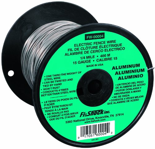 Fi-Shock FW-00004 1/4 Mile, 15 Gauge Spool Aluminum Wire