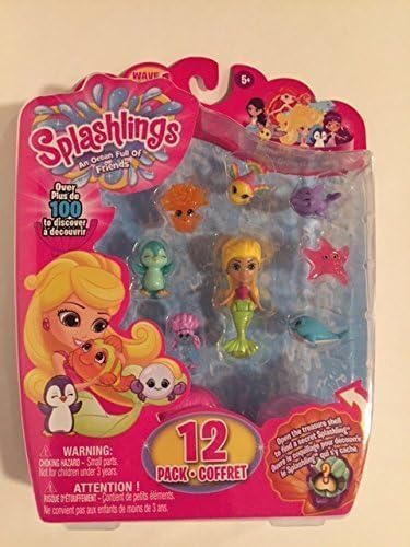 Splashlings 12 Pack ~ Mermaid &amp; Friends ~ Wave 1 ~ Style 7 by TPF Toys