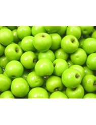 Single Detail Page Misc: Dollhouse Miniature Food Lot 20 Green Apple Fruit Supply Deco for Charms Dollhouse Food - Wonder Miniature