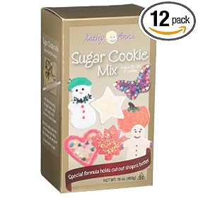Kathy Ann's Sugar Cookie Mix, 16-Ounce Boxes (Pack of 12)