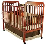 Dream On Me Bristol 2 in 1 Convertible Crib, Cherry
