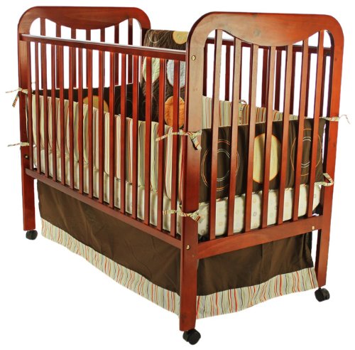 Dream On Me Bristol 2 in 1 Convertible Crib, Cherry