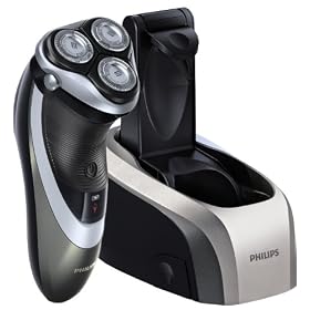 Philips PowerTouch Plus PT870cc Dual Precision Rechargeable Electric Shaver with Clean and Charge System