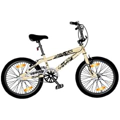LA Bicycle BMX Fahrrad, beige, Rahmenh�he: 26 cm, Reifengr��e: 20 Zoll (50,8 cm), 82018